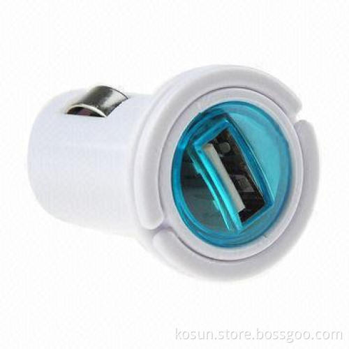 Car Charger with 12 to 24V DC Input Voltage